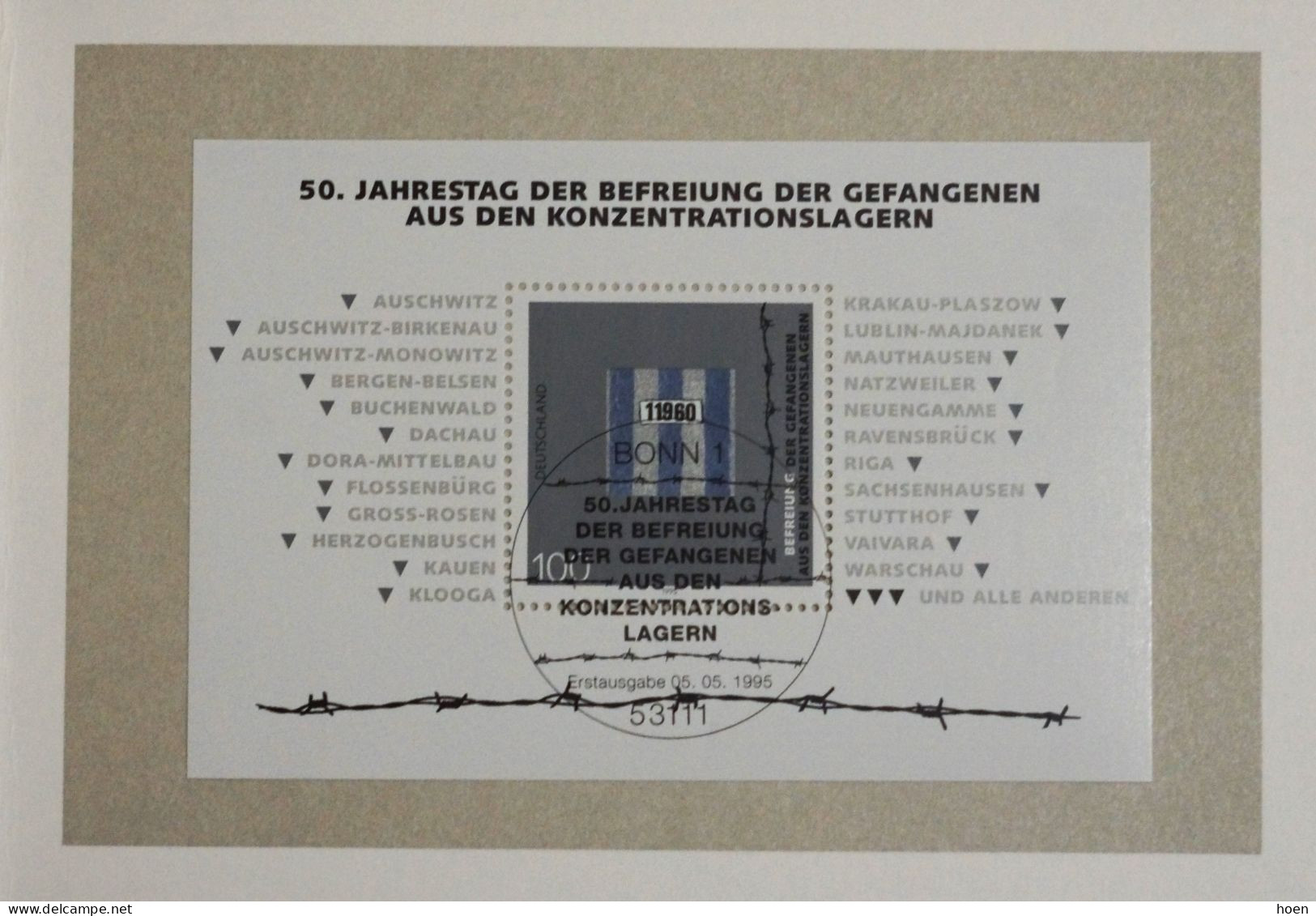 Allemagne - 40 cartes maximum avec oblitération premier jour - émanant du ministre des Postes et Télécommunications