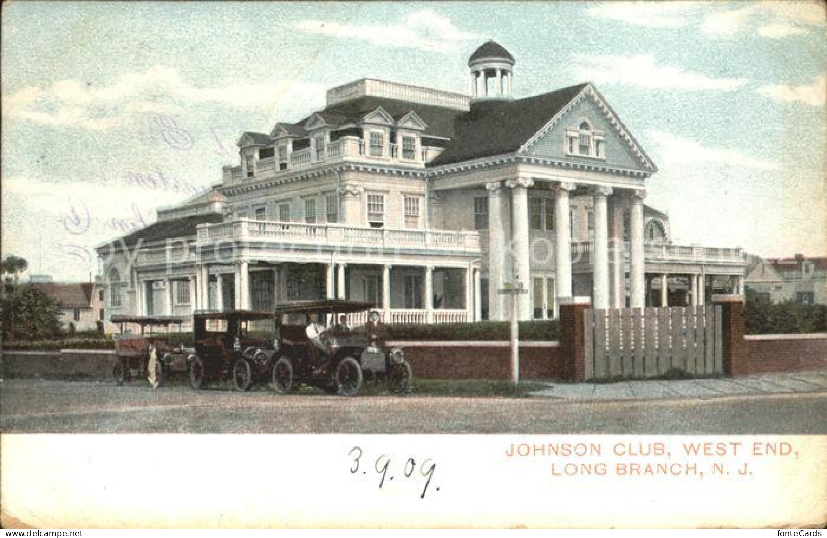 31735479 Long_Branch_New_Jersey Johnson Club West End Automobile - Altri & Non Classificati