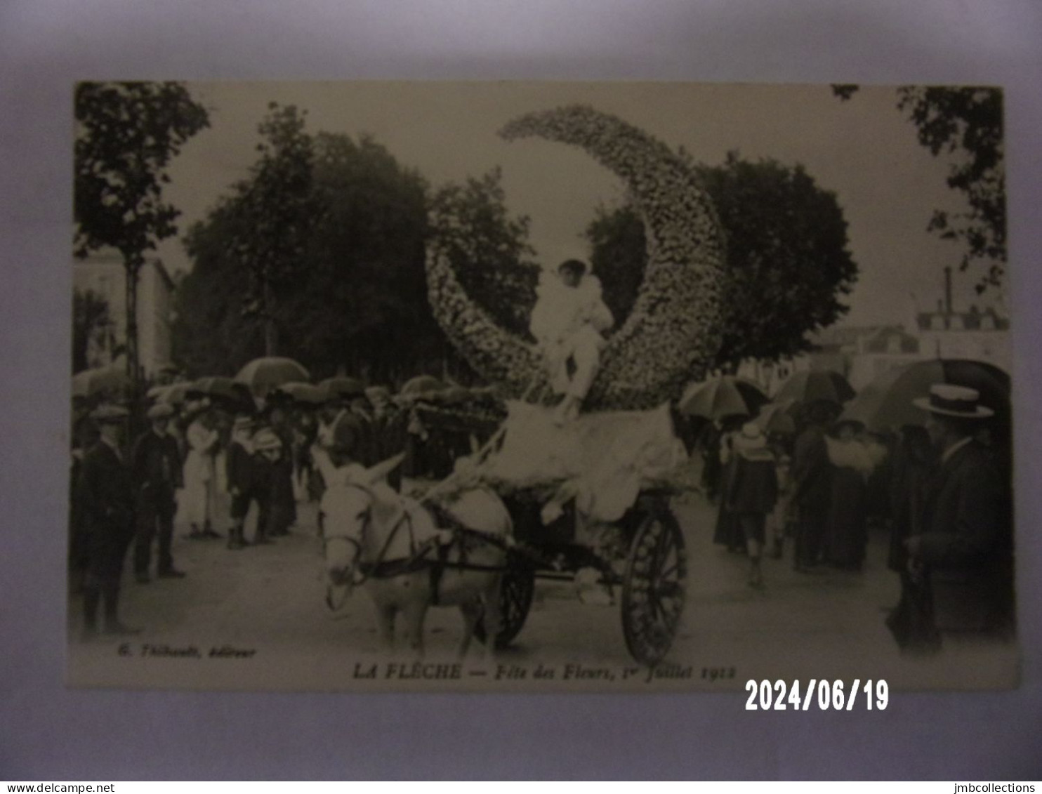 LA FLECHE (Sarthe) FETE DES FLEURS 1er JUILLET 1912 - La Fleche