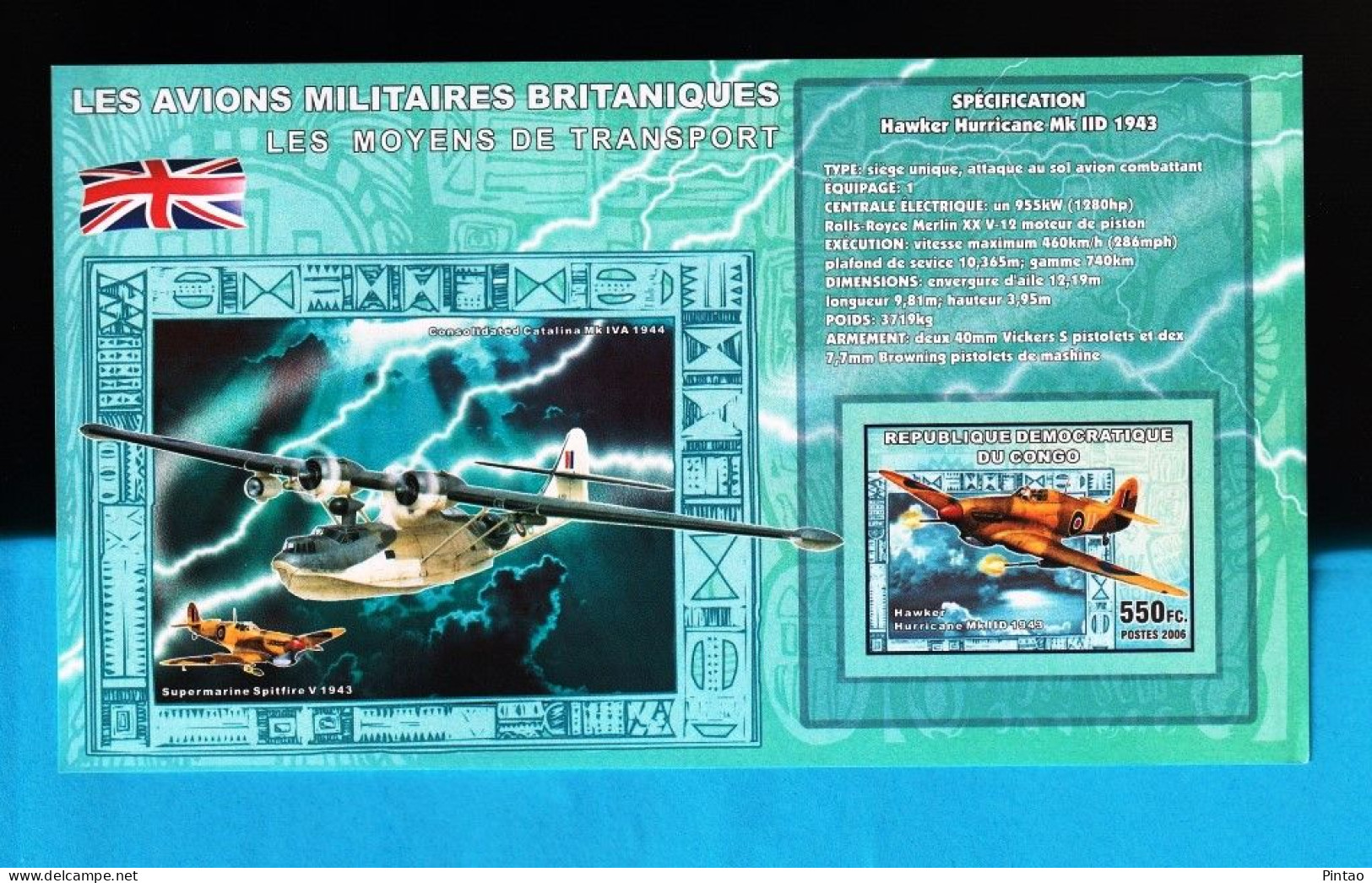 WW14378- CONGO 2006- MNH (AVIAÇÃO) - Aviones