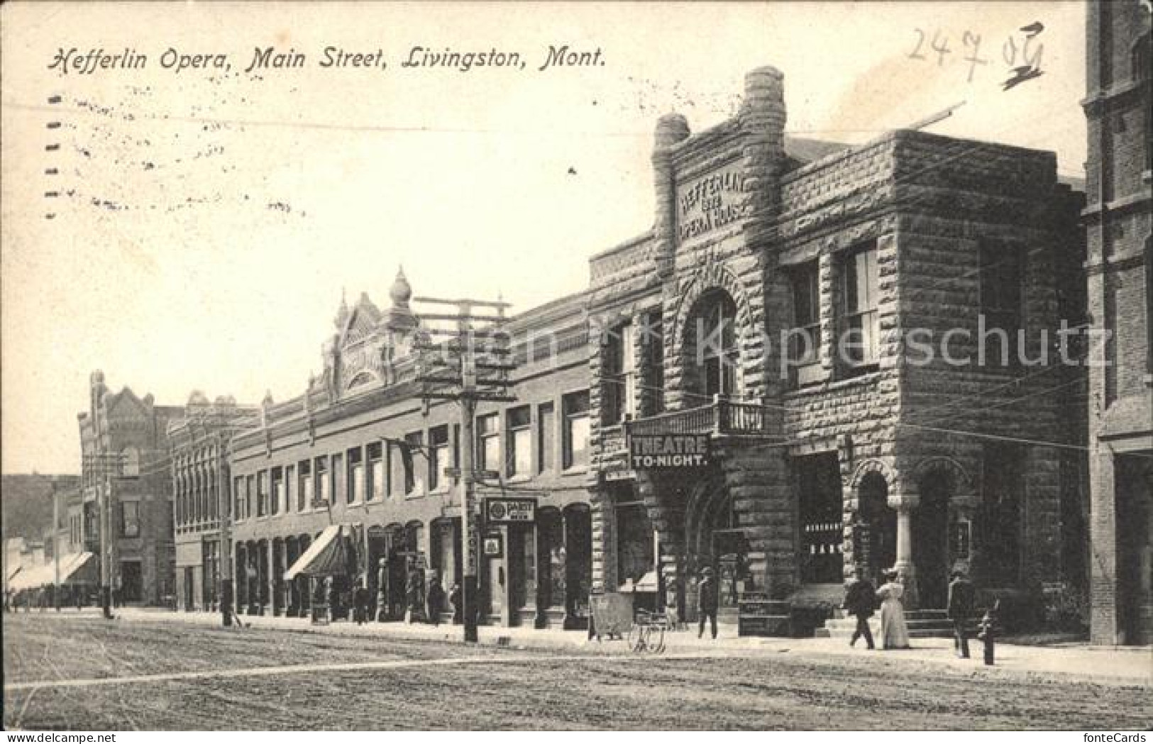 31735455 Livingston_Montana Hefferlin Opera Main Street - Sonstige & Ohne Zuordnung