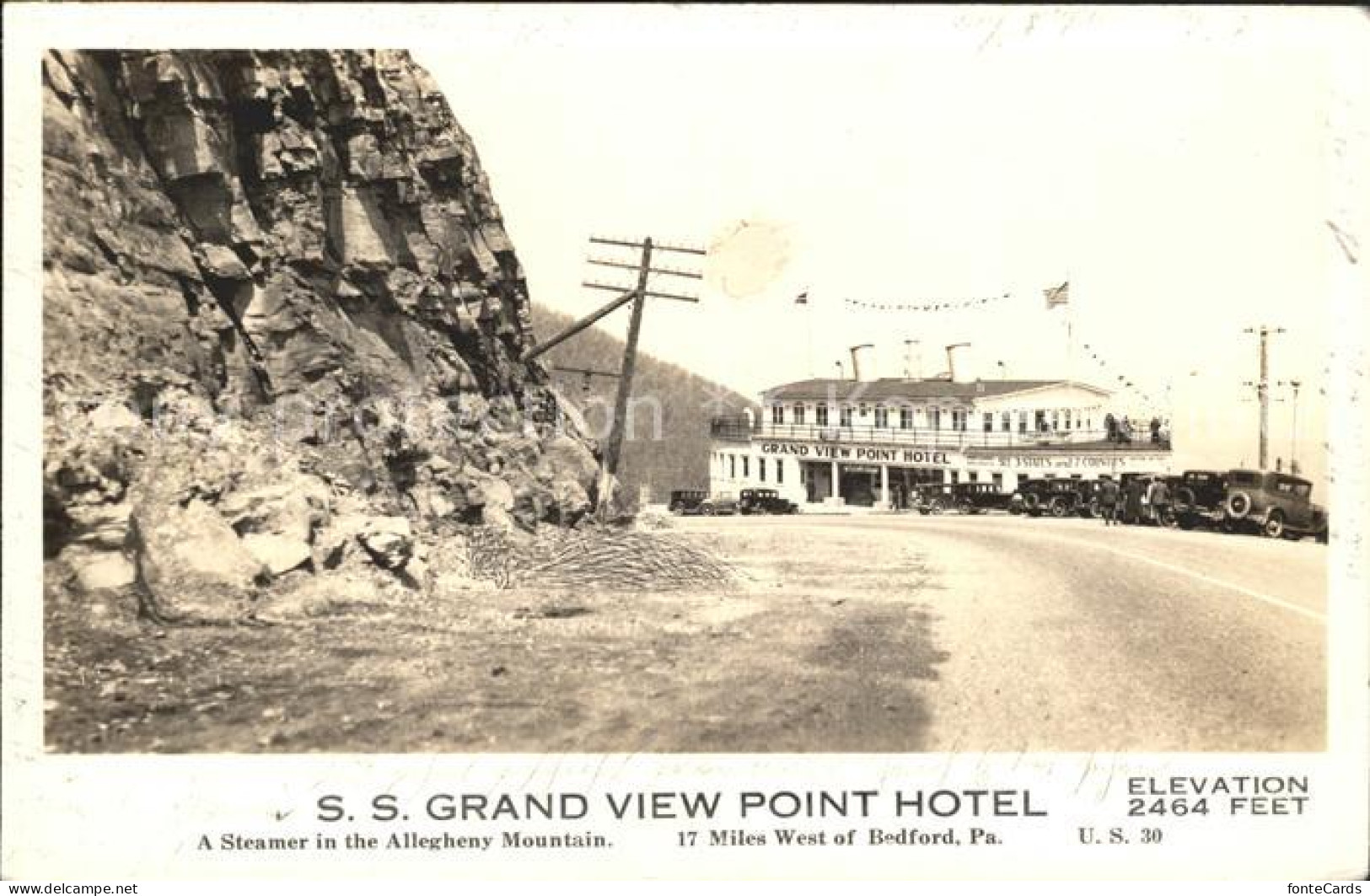 31735448 Bedford Pennsylvania Ss Grand View Point Hotel Steamer Bedford Pennsylv - Other & Unclassified