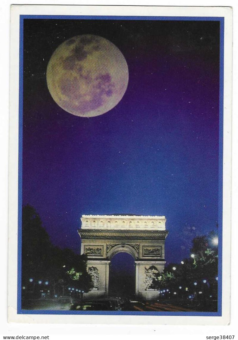 Pleine Lune Sur L'Arc De Triomphe  # 3-24/11 - Arc De Triomphe