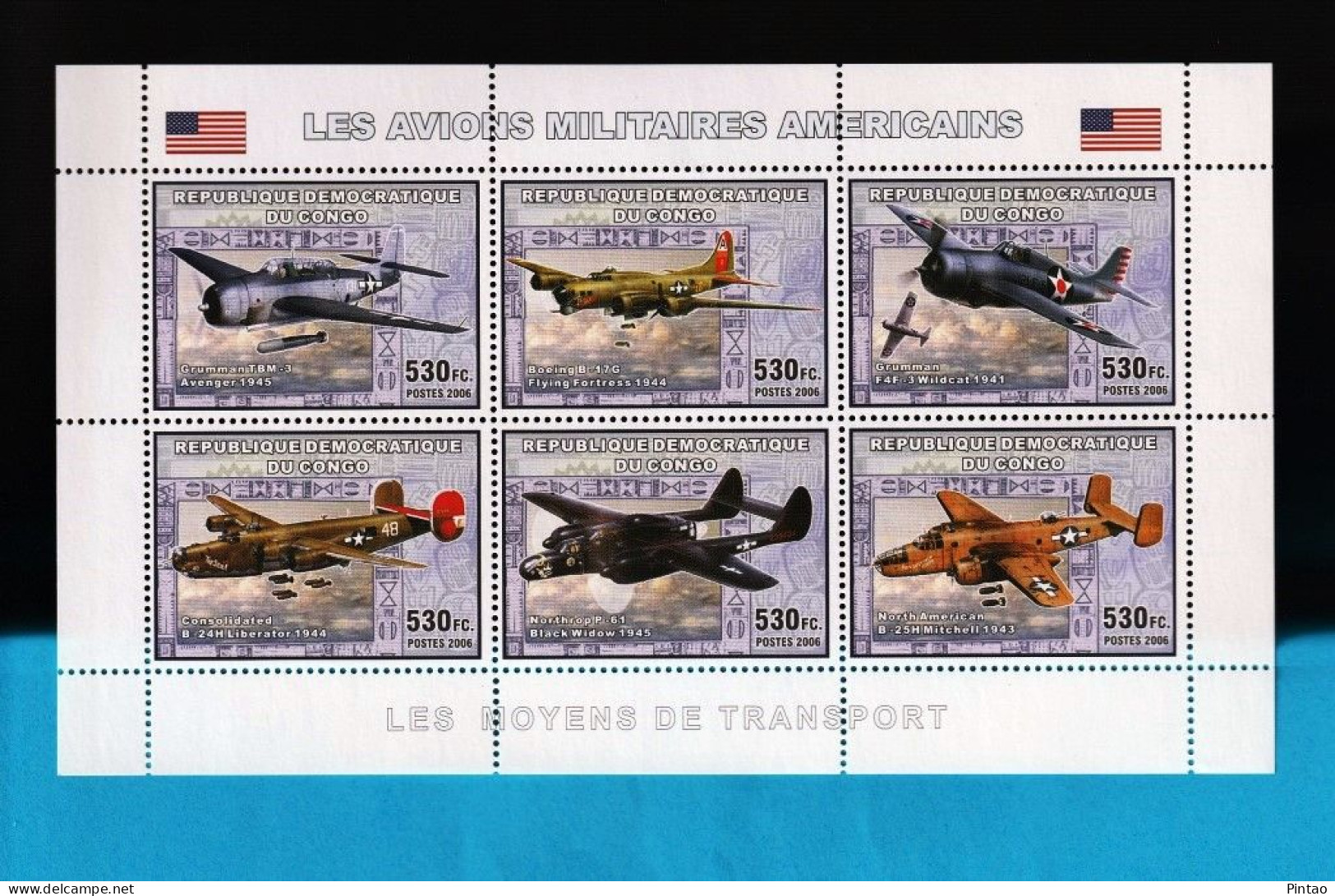 WW14384- CONGO 2006- MNH (AVIAÇÃO) - Vliegtuigen