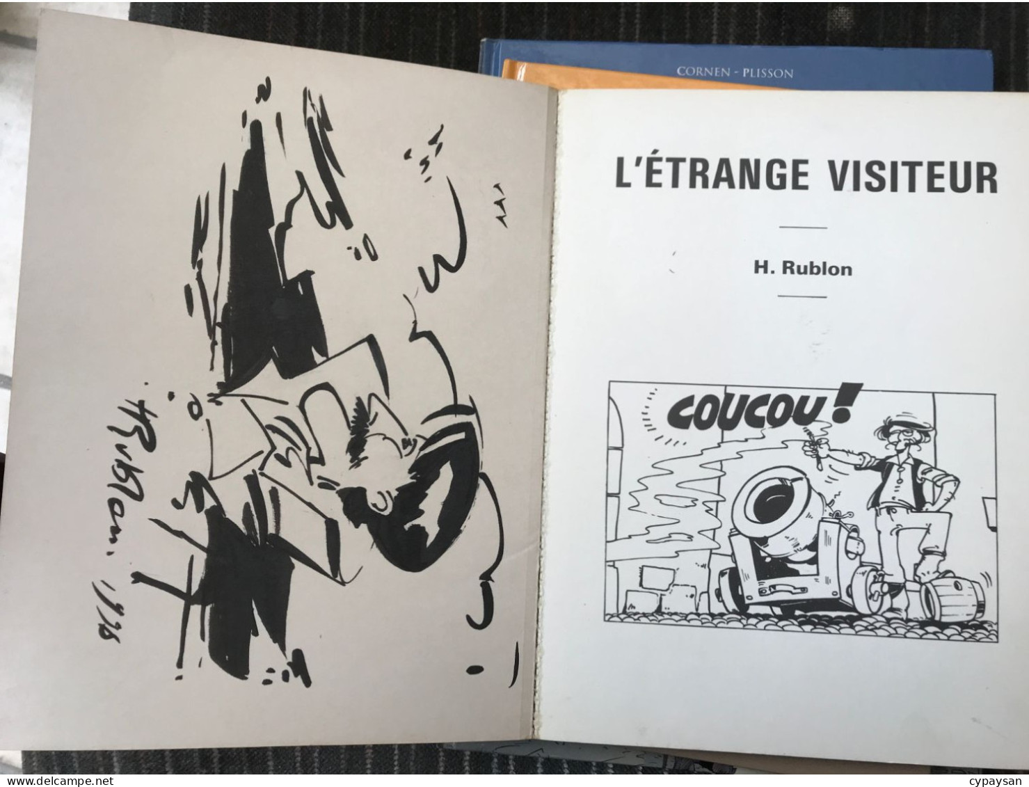 L'Étrange Visiteur EO DEDICACE BE 01/1981 Rublon (BI2) - Dédicaces