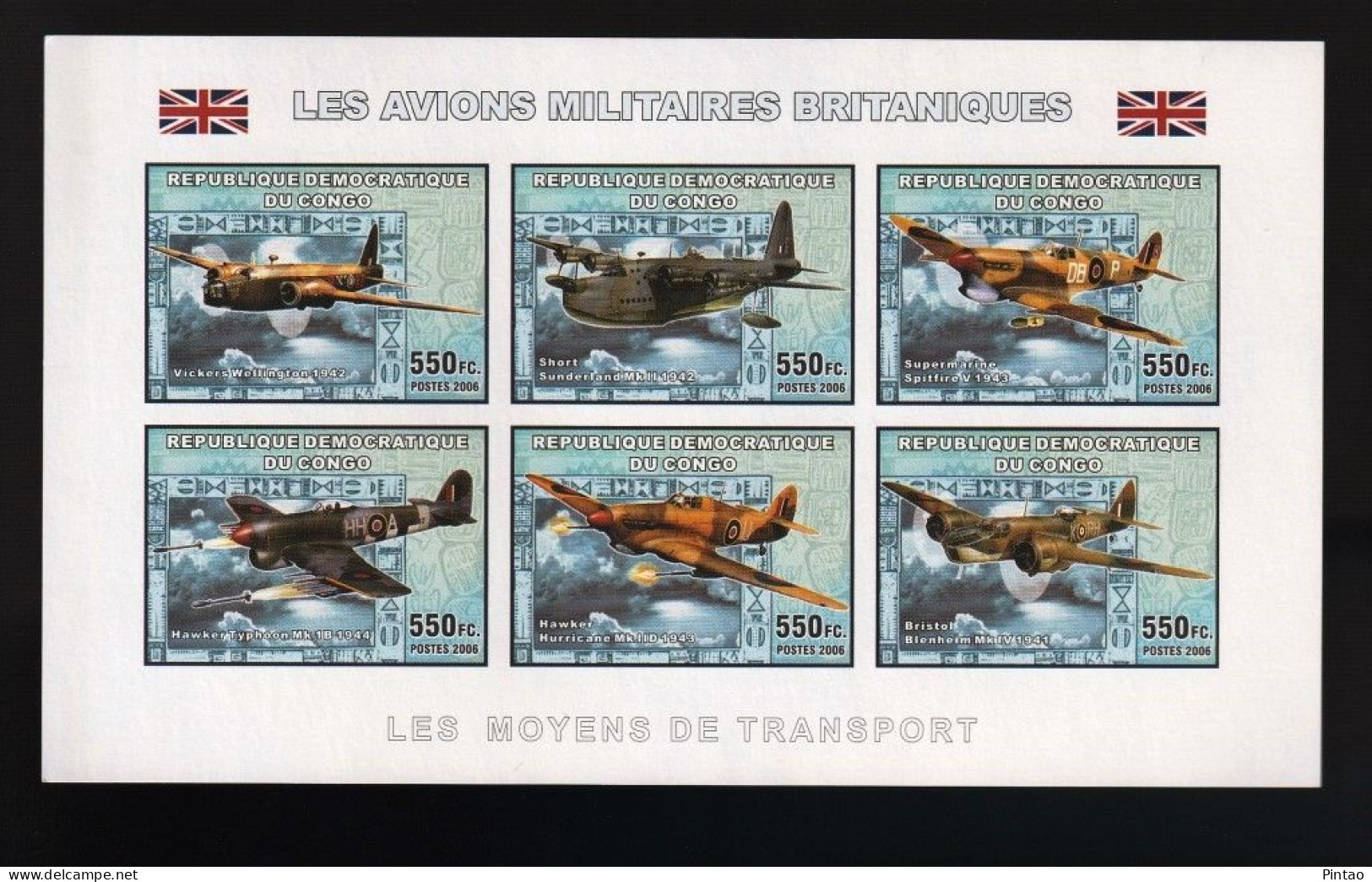 WW14385- CONGO 2006- MNH (AVIAÇÃO) - Vliegtuigen