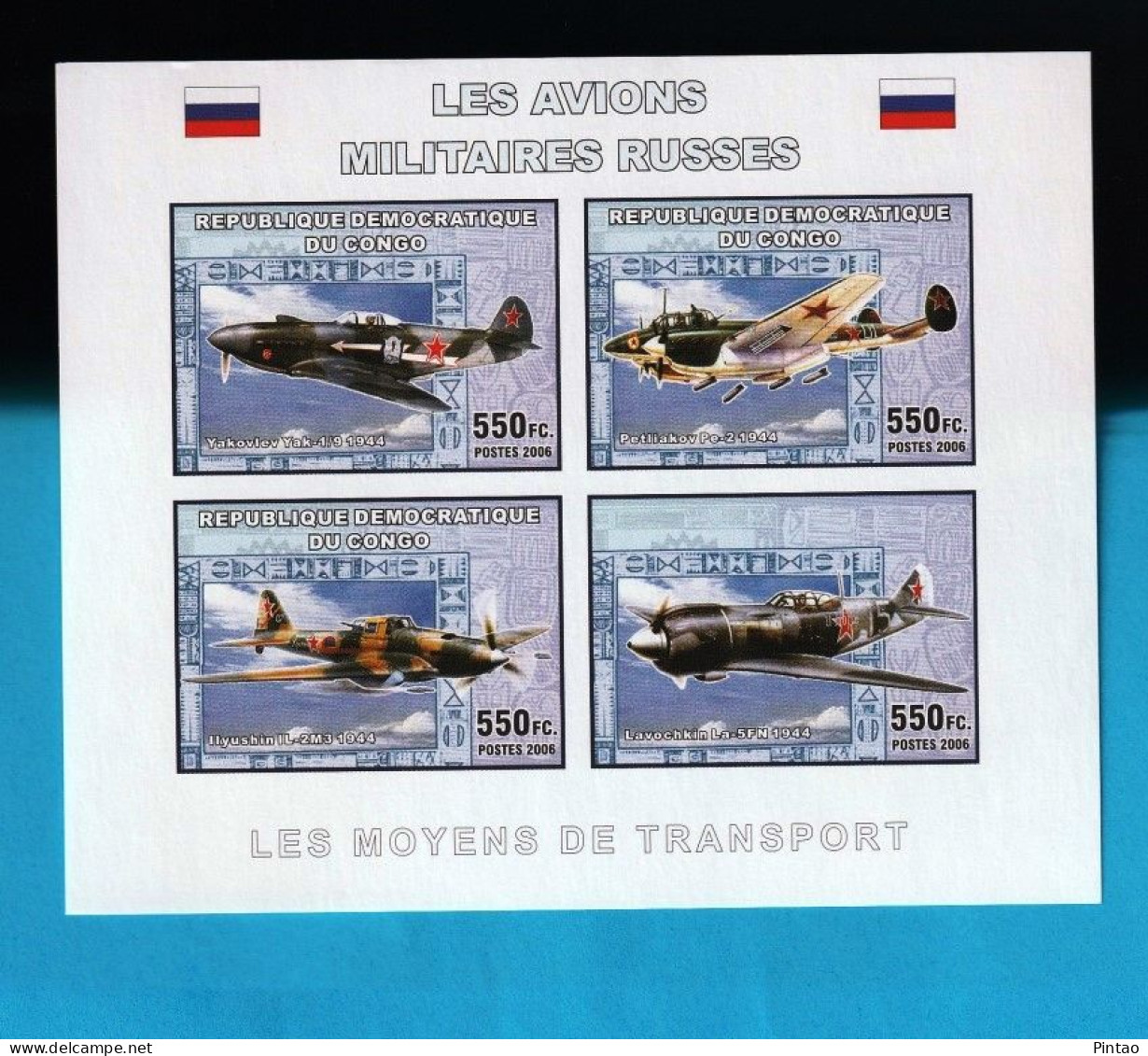 WW14386- CONGO 2006- MNH (AVIAÇÃO) - Aviones