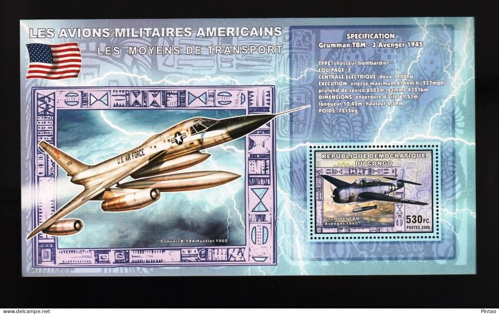 WW14387- CONGO 2006- MNH (AVIAÇÃO) - Airplanes