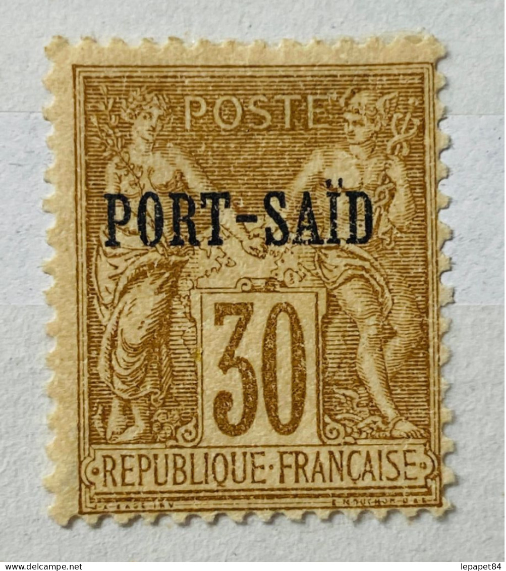 Port-Saïd YT N° 12 Neuf* Signé RP - Unused Stamps