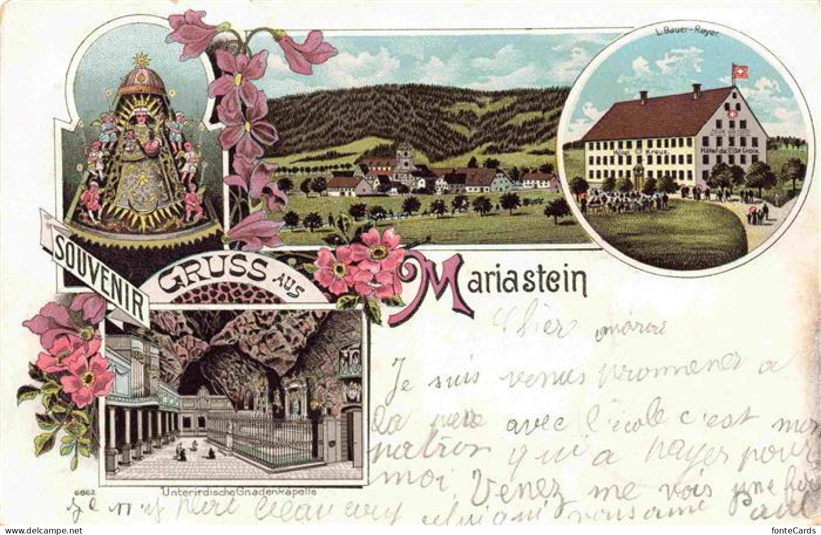 13972350 MARIASTEIN_SO Gnadenbild Gnadenkapelle Panorama Hotel Kreuz - Autres & Non Classés