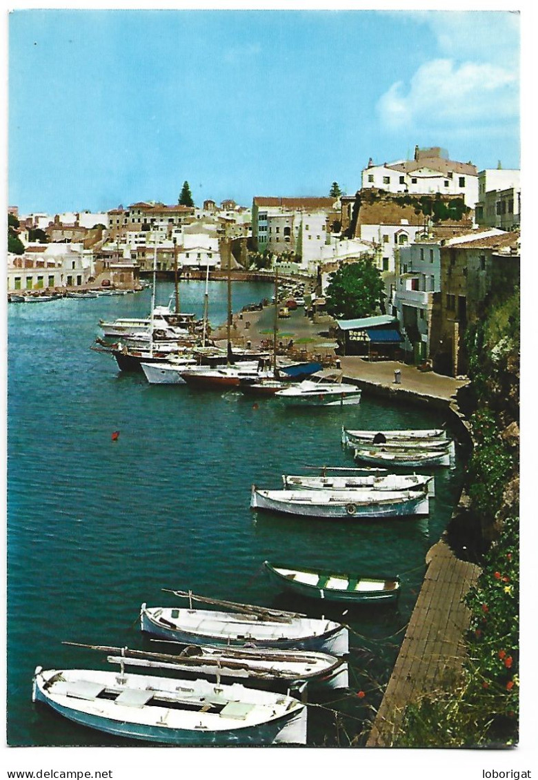 VISTA PARCIAL Y PUERTO / PARTIAL VIEW AND THE HARBOUR.- CIUDADELA - MENORCA.- ( ILLES BALEARS ) - Menorca