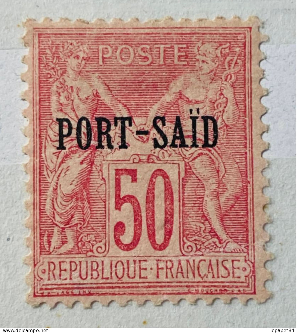 Port-Saïd YT N° 15 Type II Neuf* Signé RP - Unused Stamps