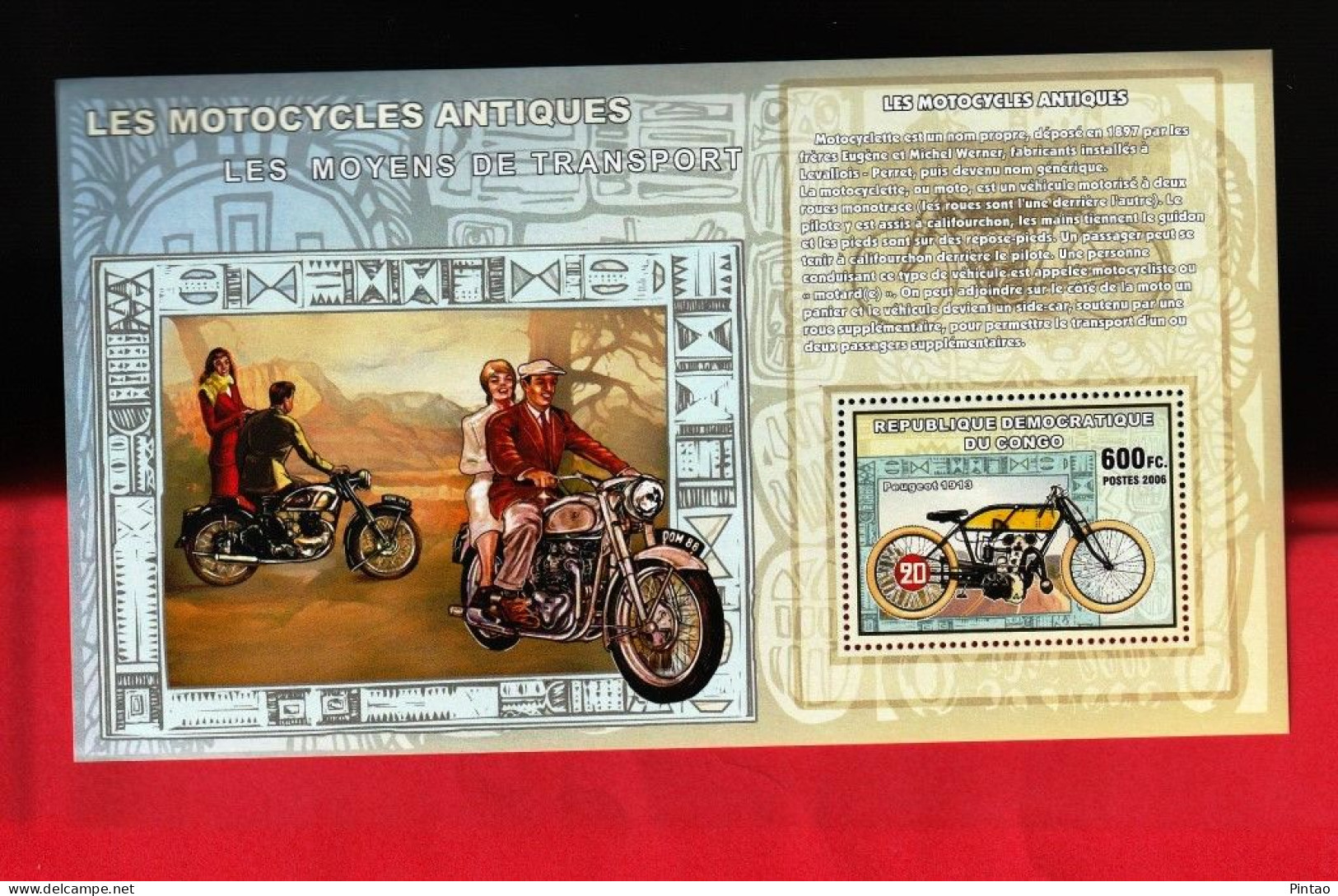 WW14404- CONGO 2006- MNH (MOTOS) - Motorbikes