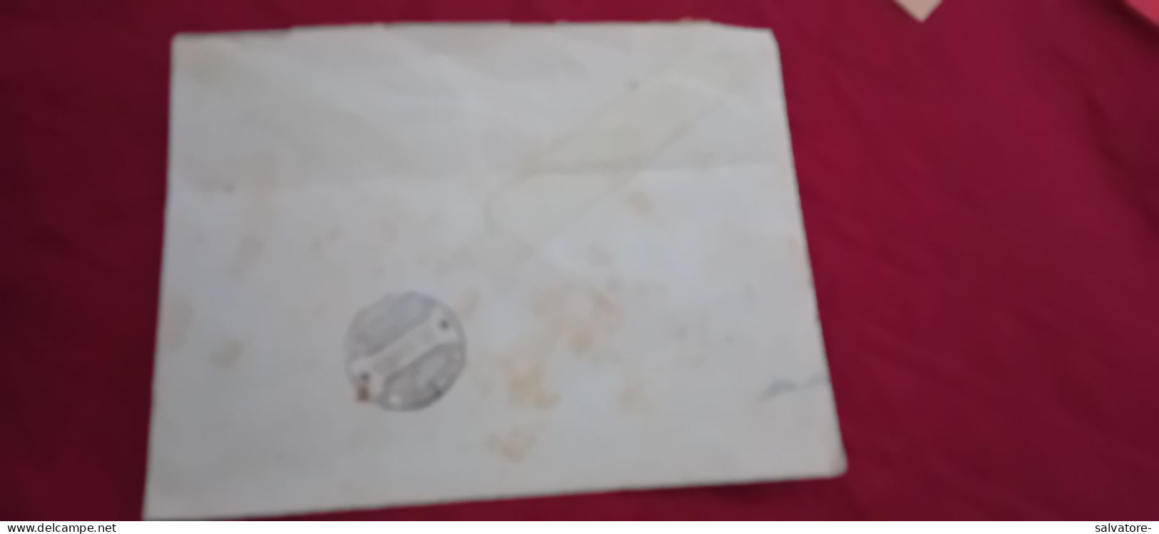 LETTERA RACCOMANDATA  CON 100 LIRE + 5 LIRE ITALIA AL LAVORO- 1953 - 1946-60: Marcophilie