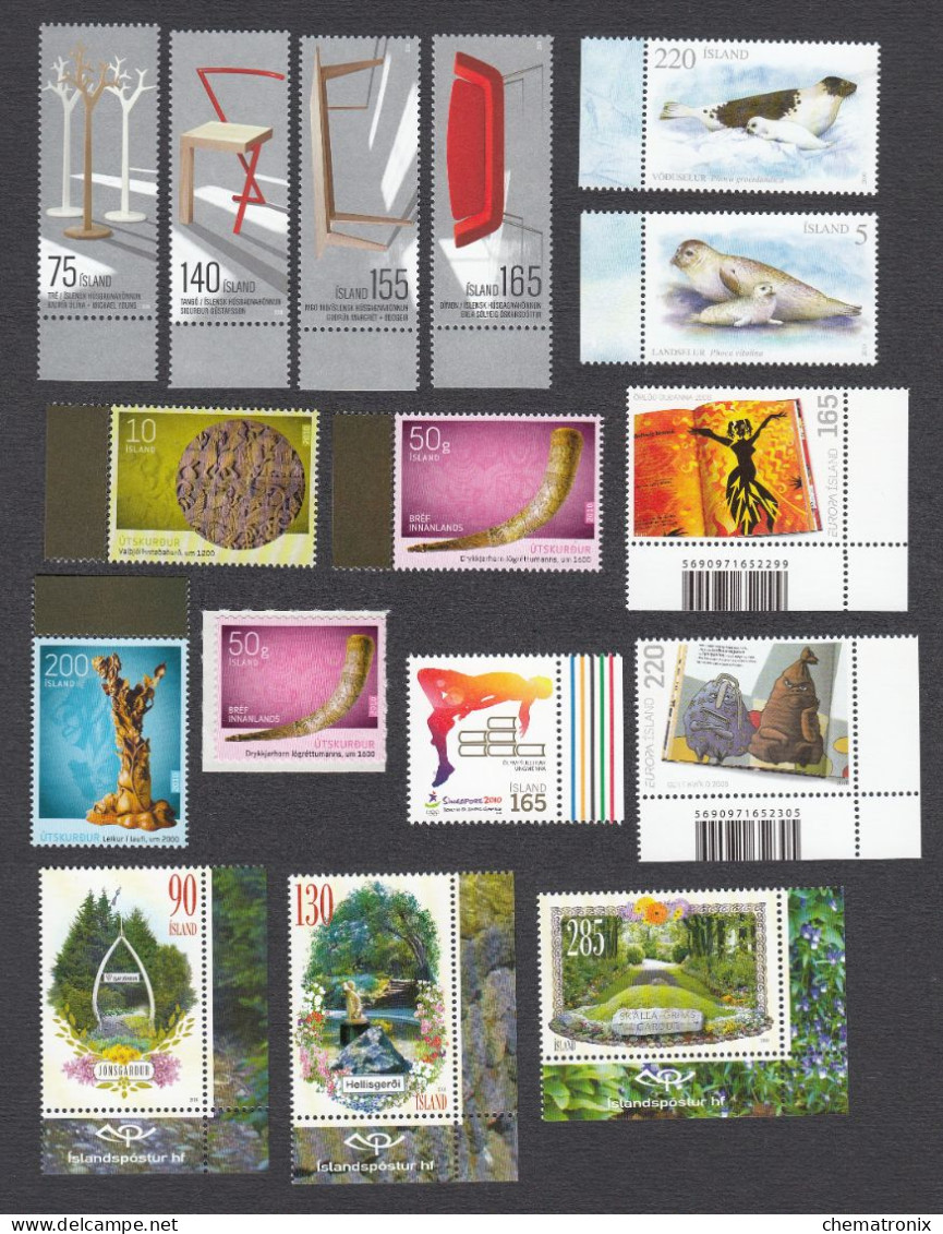 Island 2010 - Colección -  MNH ** - Full Years