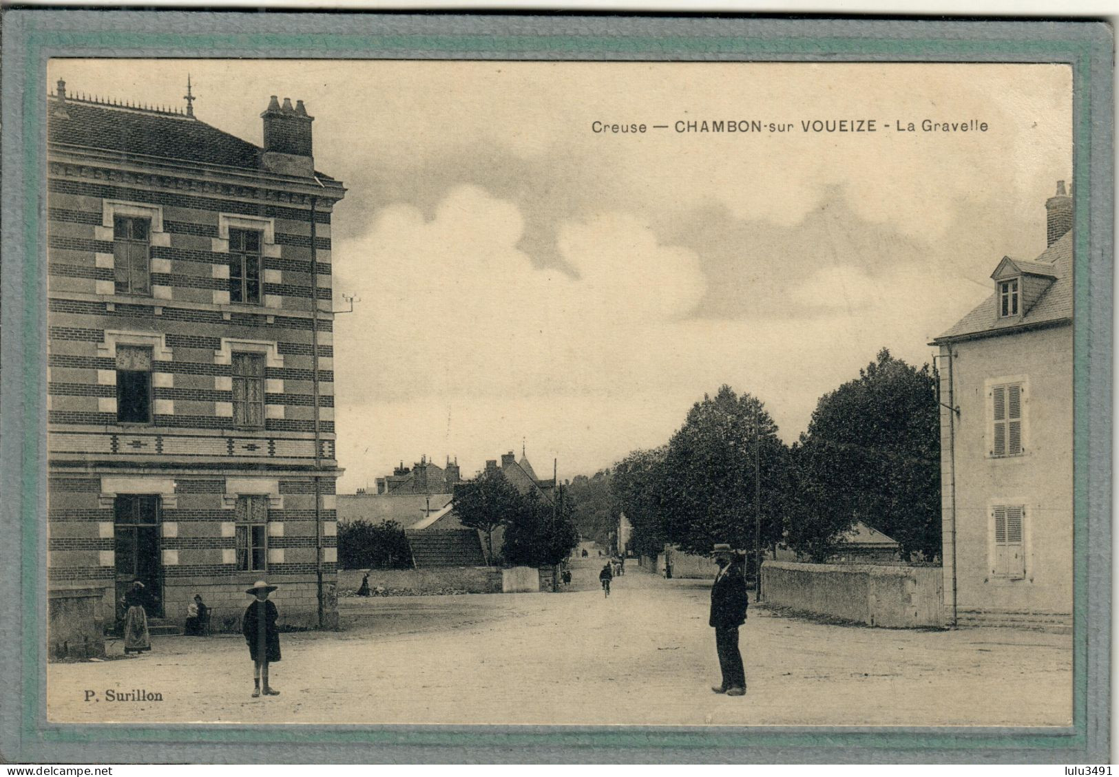 CPA (23) CHAMBON-sur-VOUEIZE - Aspect Du Quartier De La Gravelle En 1910 - Chambon Sur Voueize