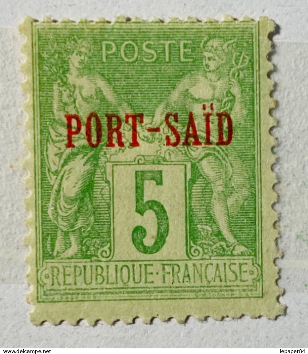 Port-Saïd YT N° 6 Type II Neuf* Signé RP - Unused Stamps