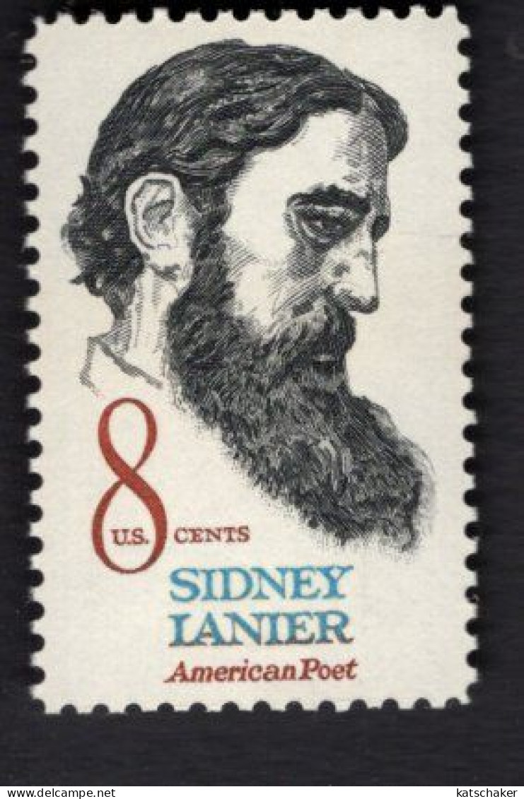 204511403 1972 SCOTT 1446 (XX)POSTFRIS MINT NEVER HINGED - SIDNEY LANIER - Unused Stamps