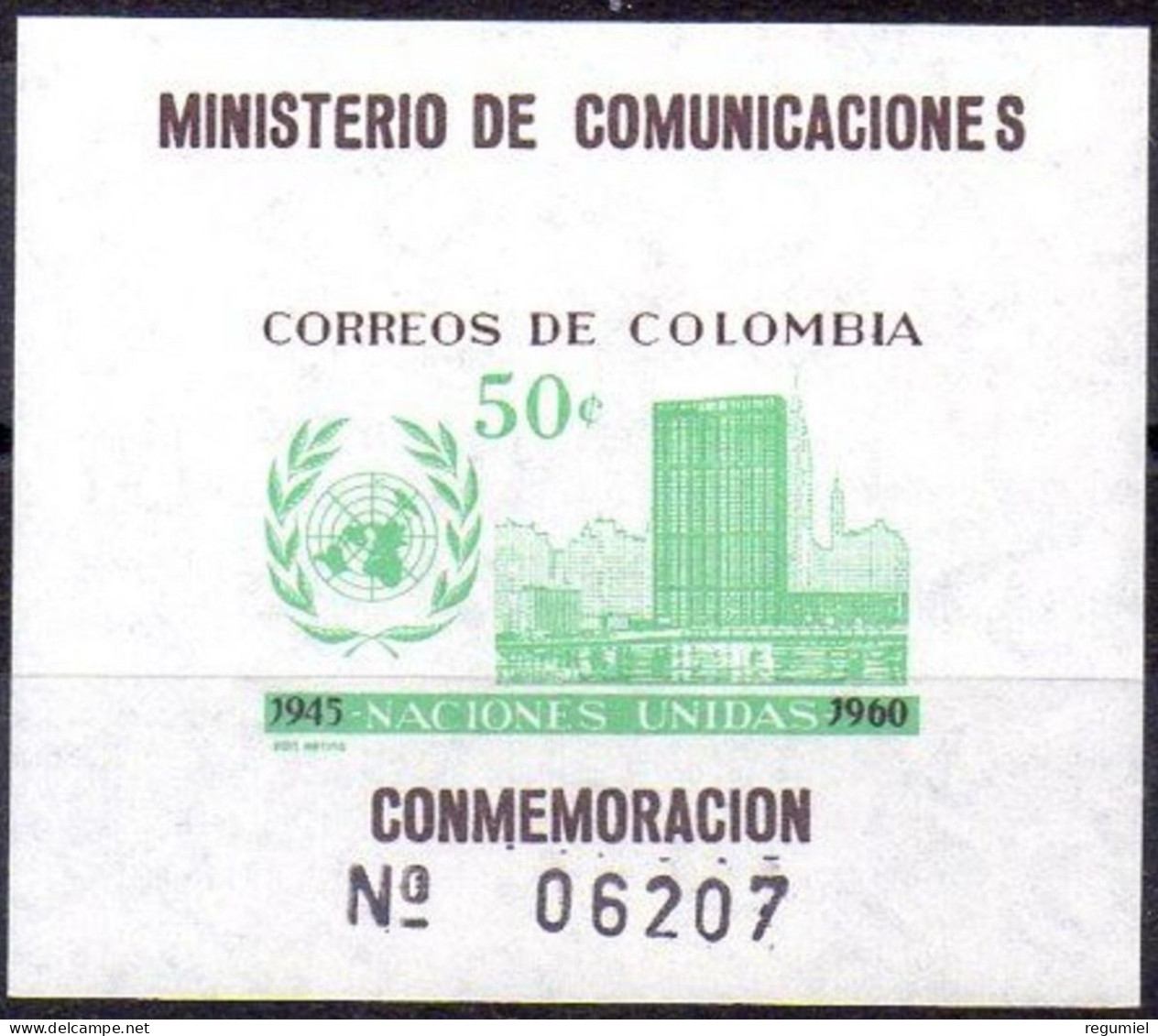 Colombia HB 21 ** ONU.  1960 - Kolumbien