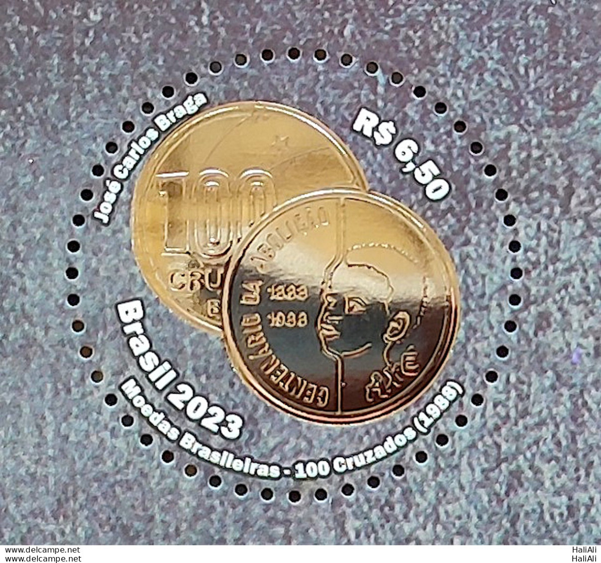 C 4091 Brazil Stamp Brazilian Coins Economy Money Numismatic 2023 Slave - Neufs