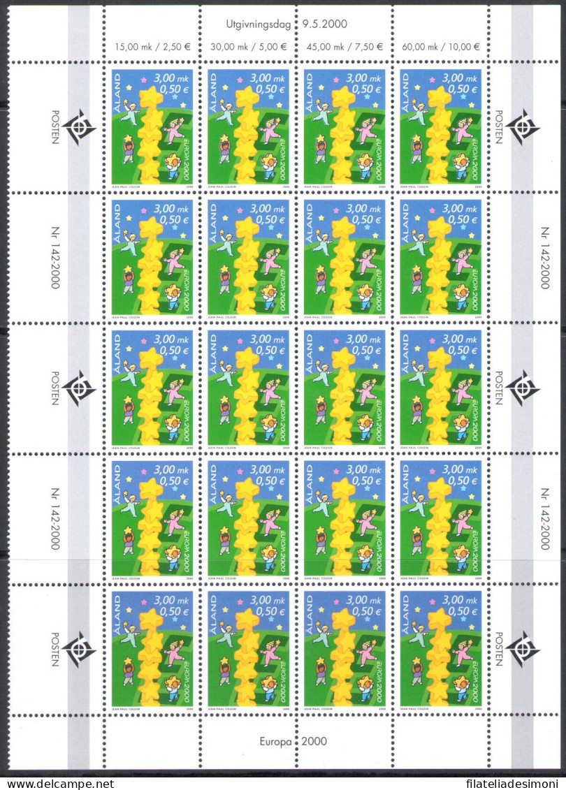 2000 EUROPA CEPT, Aland 2 Minifogli - MNH** - Other & Unclassified