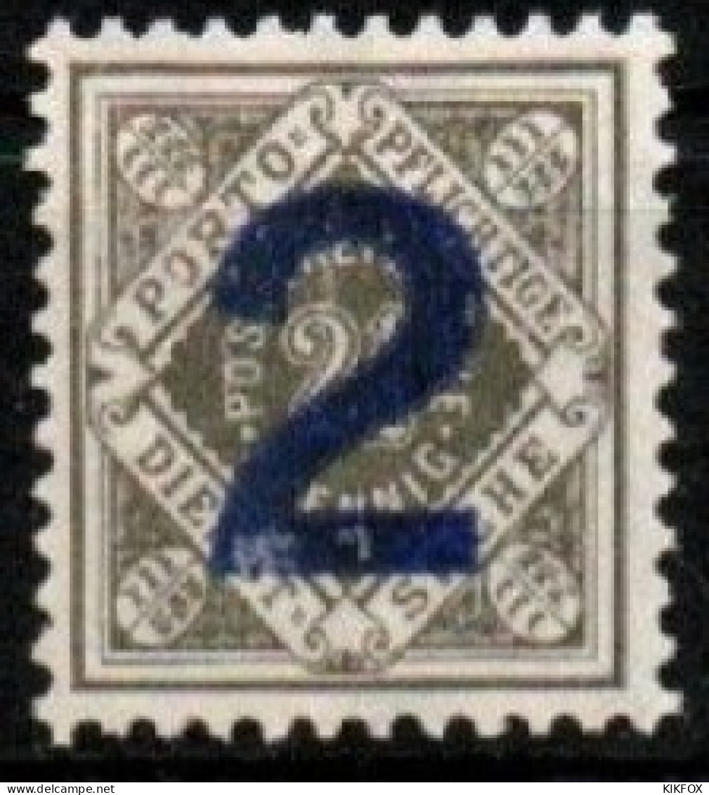 ALTDEUTSCHLAND , WUERTTEMBERG, 1919, MI 133, ZIFFER IN RAUTE, UNGEBRAUCHT - Mint