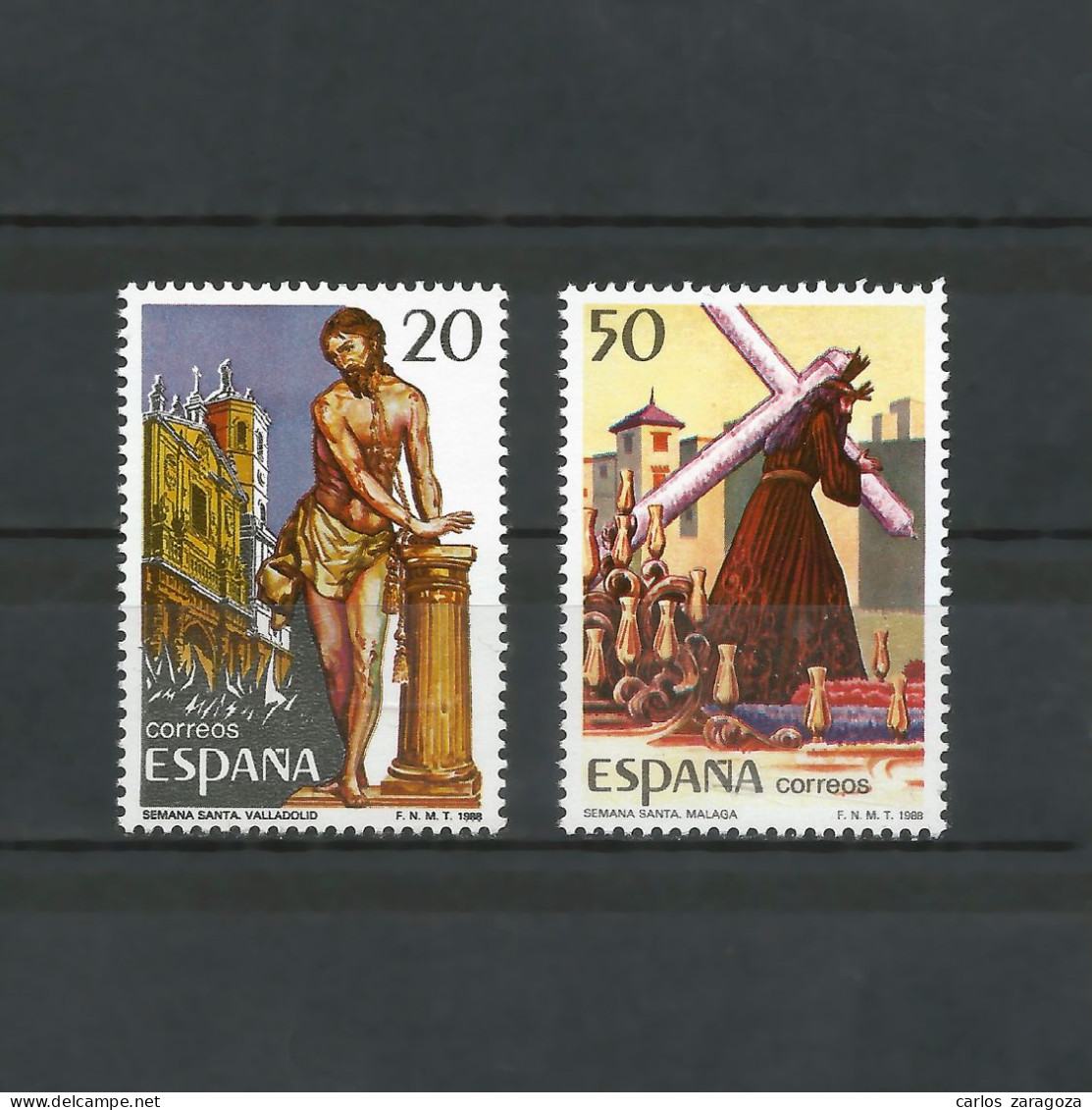 ESPAÑA 1988—Serie Completa.SEMANA SANTA ** EDI 2933/2934, YT 2549/2550, Mi 2814/2815 - Nuovi