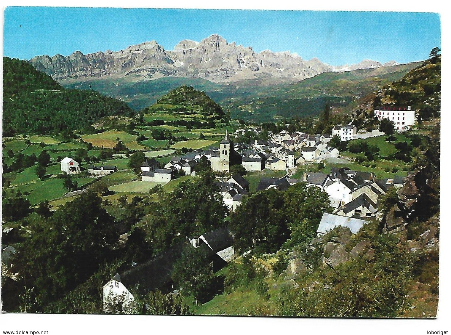 VISTA GENERAL Y PEÑA TELERA AL FONDO.-  PANTICOSA / HUESCA.- ( ESPAÑA). - Huesca