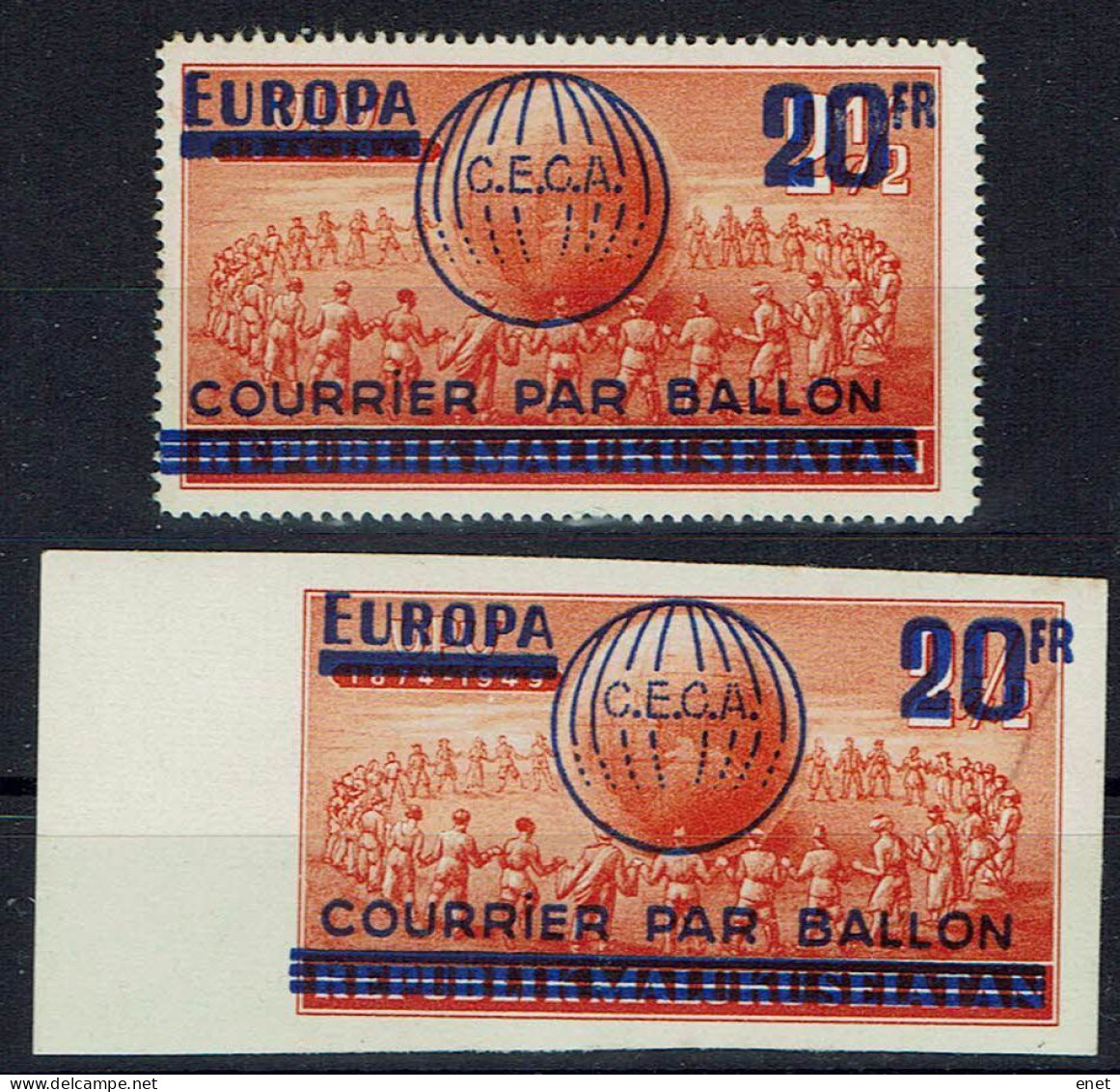 Belgie 1961 - Ballonpost - Courrier Par Ballon - OBP 87 - Airships