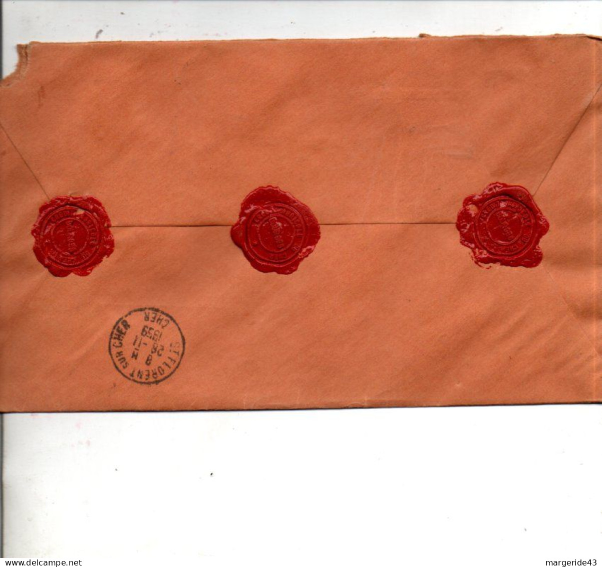 LETTRE RECOMMANDEE CHARGEE DE BOURGES 1959 - Tarifas Postales