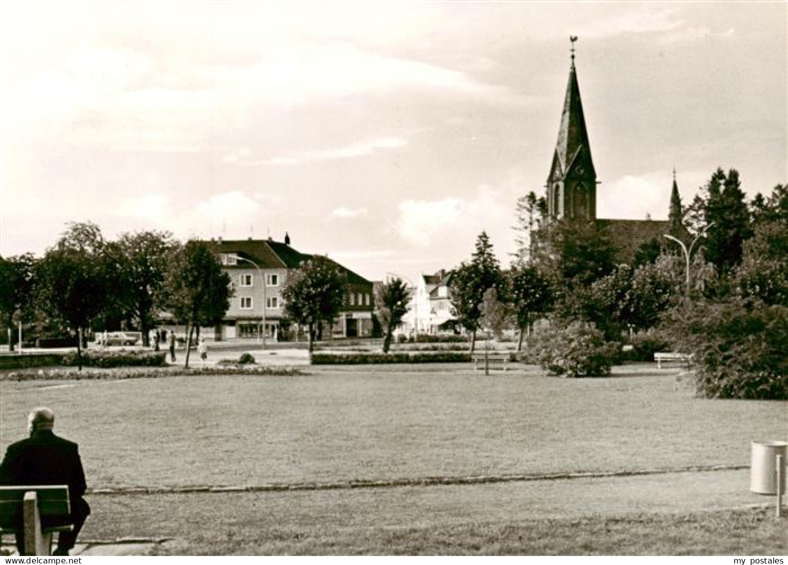 73898293 Neubeckum Parkanlagen Und Ev Kirche Neubeckum - Beckum