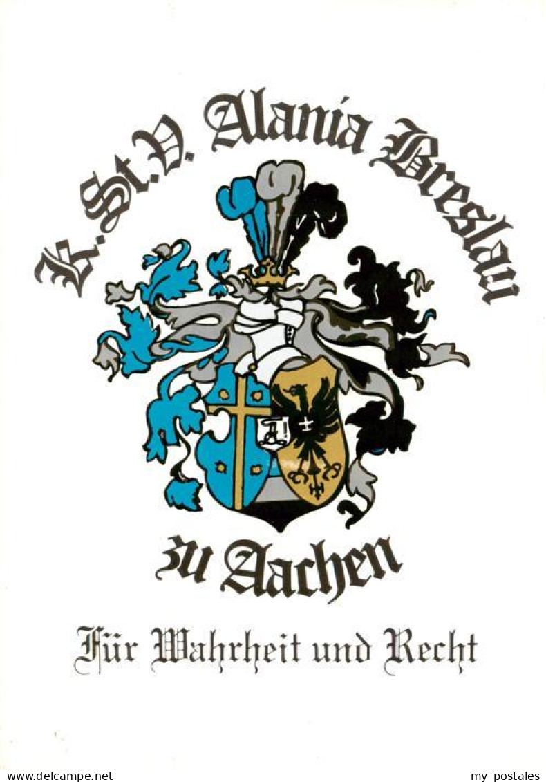 73898291 Aachen KStV Alania Breslau Wappen Aachen - Aachen