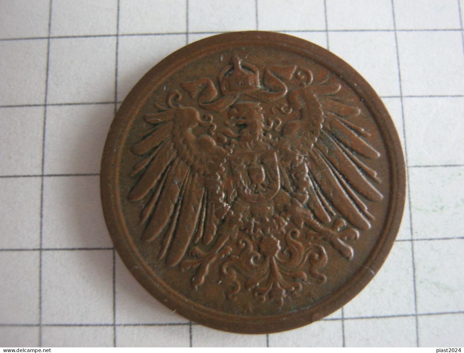 Germany 2 Pfennig 1912 A - 2 Pfennig