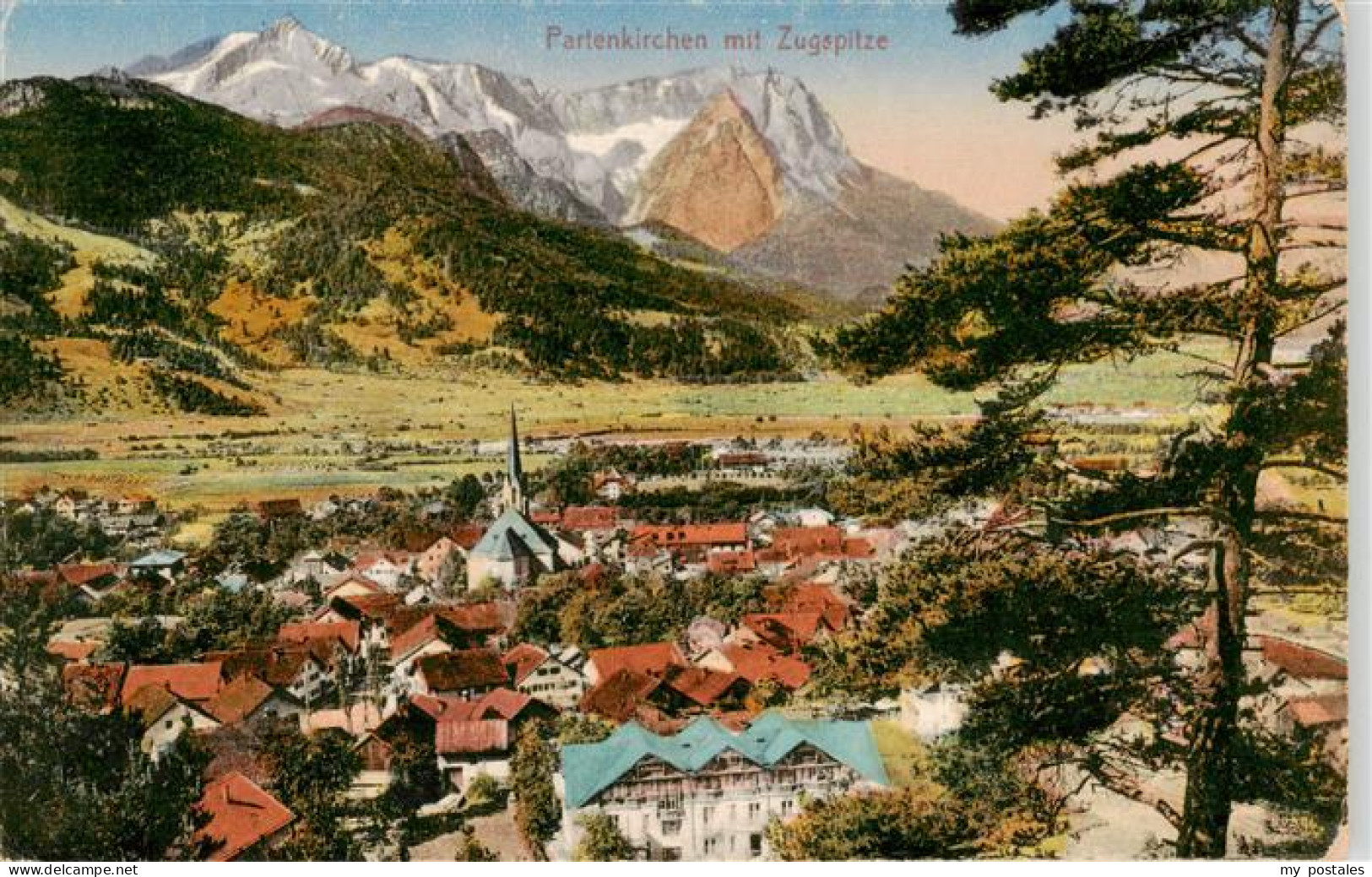 73898274 Partenkirchen Garmisch-Partenkirchen Panorama Blick Gegen Zugspitze Wet - Garmisch-Partenkirchen