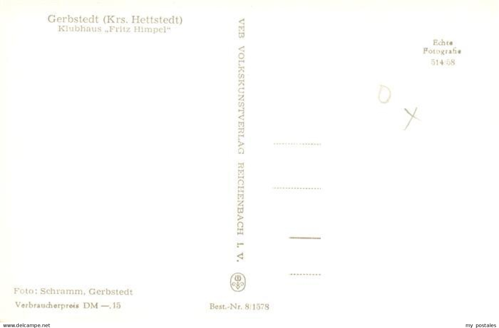 73898269 Gerbstedt Klubhaus Fritz Himpel Gerbstedt - Gerbstedt