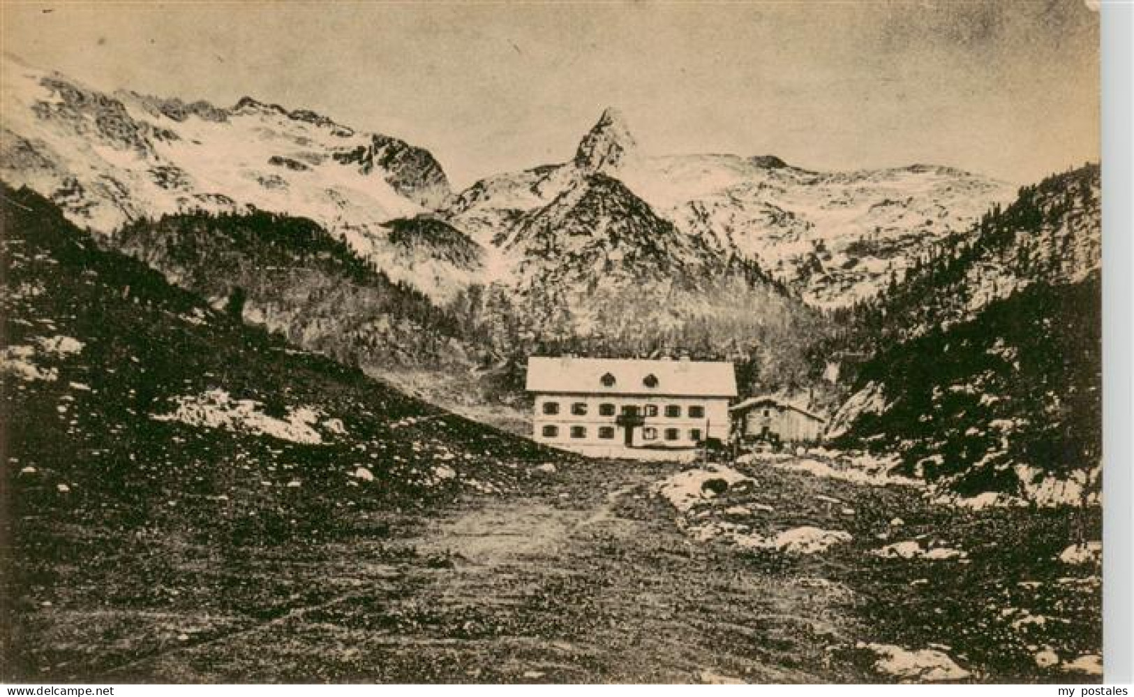 73898204 Kaerlingerhaus 1620m Funtenseehaus Berchtesgaden Panorama Mit Schottmau - Berchtesgaden