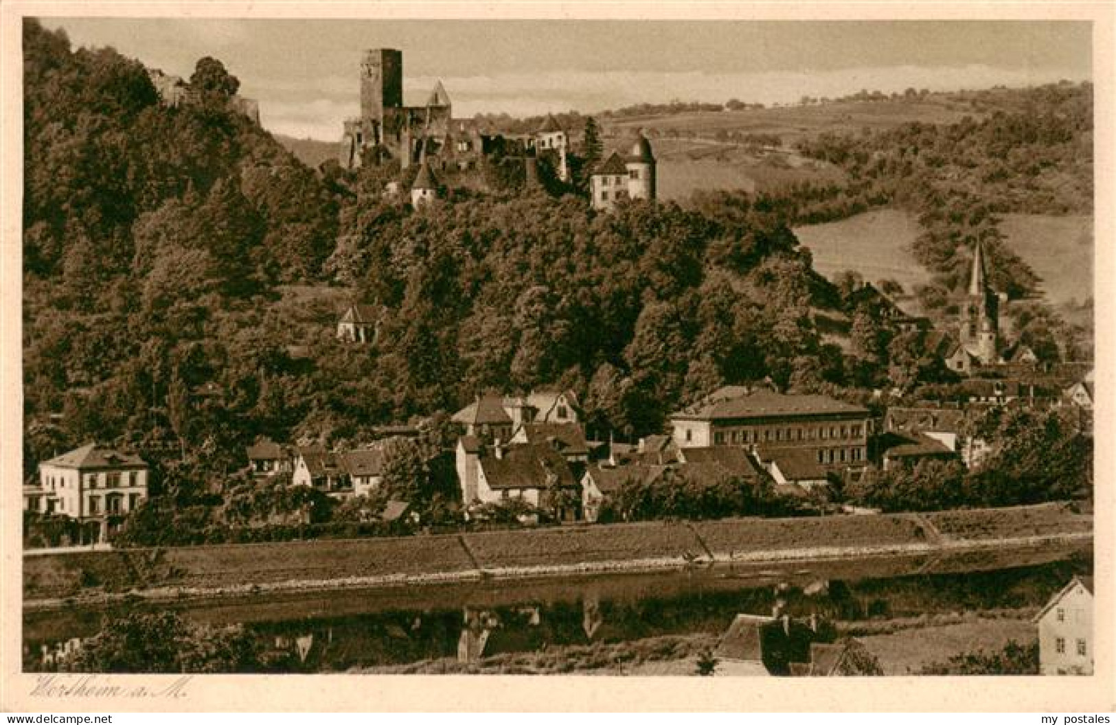 73898200 Wertheim Main Panorama Schloss Wertheim Main - Wertheim