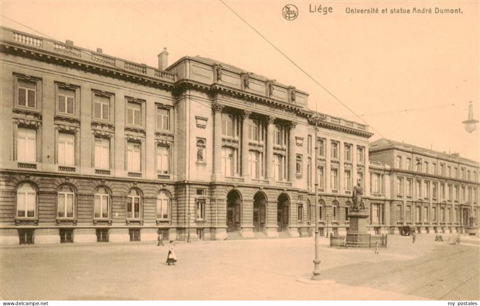 73898190 Liege Luettich Universite Et Statue Andre Dumont Liege Luettich - Autres & Non Classés