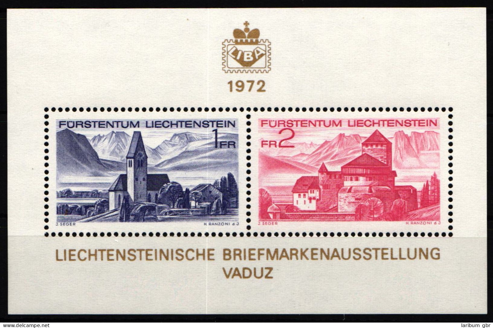 Liechtenstein Block 9 Postfrisch #KP668 - Other & Unclassified