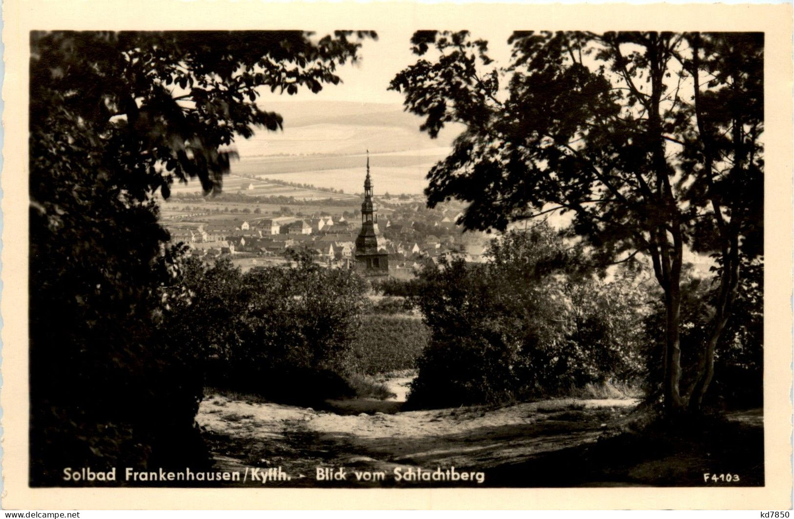 Kyffhäuser/Thür. - Solbad Frankenhausen - Blick Vom Schlachtberg - Kyffhaeuser