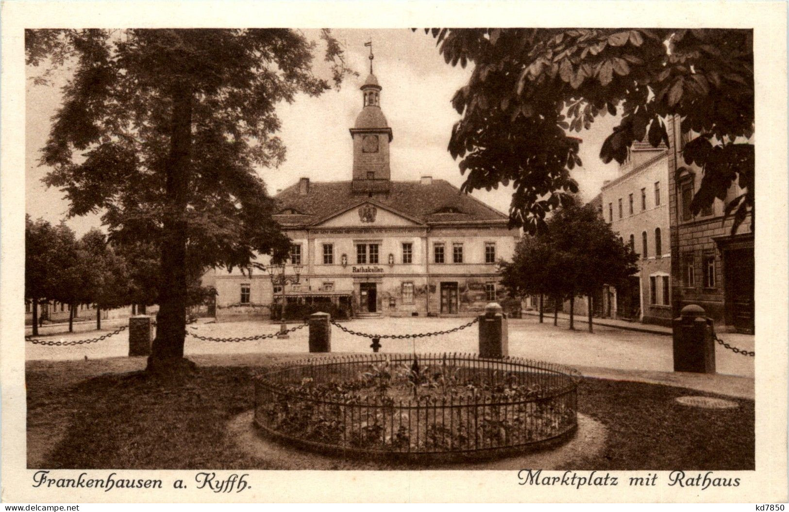 Solbad Frankenhausen/Kyffh. - Marktplatz Mit Rathaus - Kyffhaeuser