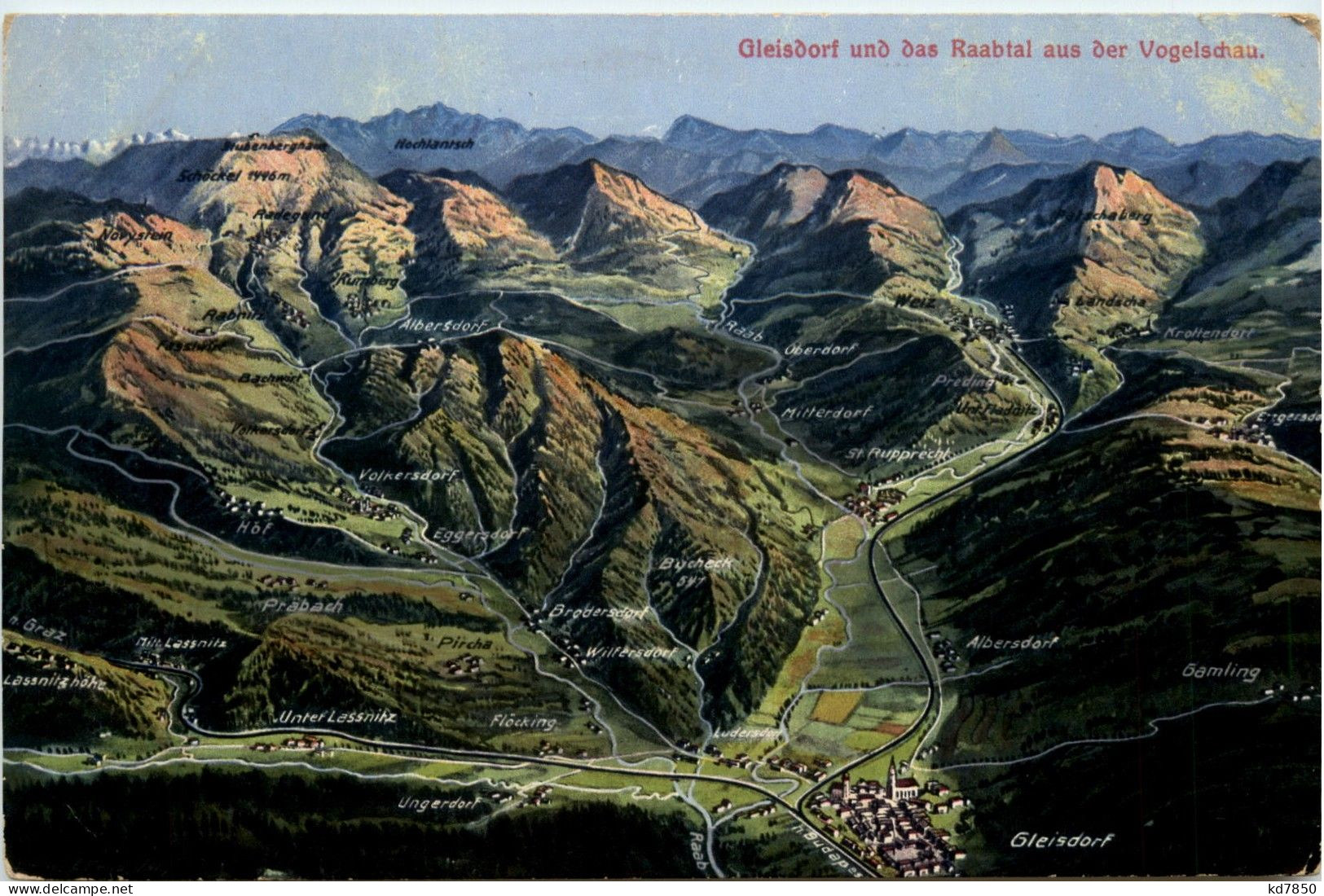 Gleisdorf /Steiermark - Und Das Raabtal Aus Der Vogelschau - Gleisdorf