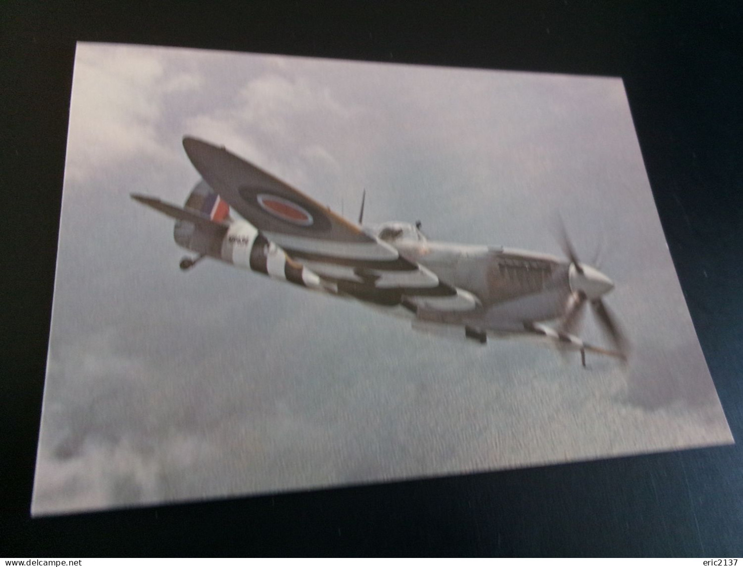 BELLE CARTE..."VICKERS ARMSTRONG SUPERMARINE SPITFIRE F IX MH434. " .. - 1939-1945: 2ème Guerre