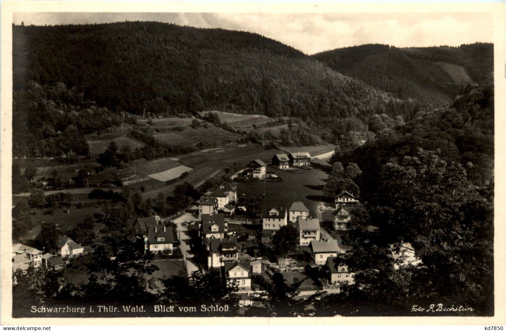 Schwarzburg/Thür. - Blick Vom Schloss - Saalfeld