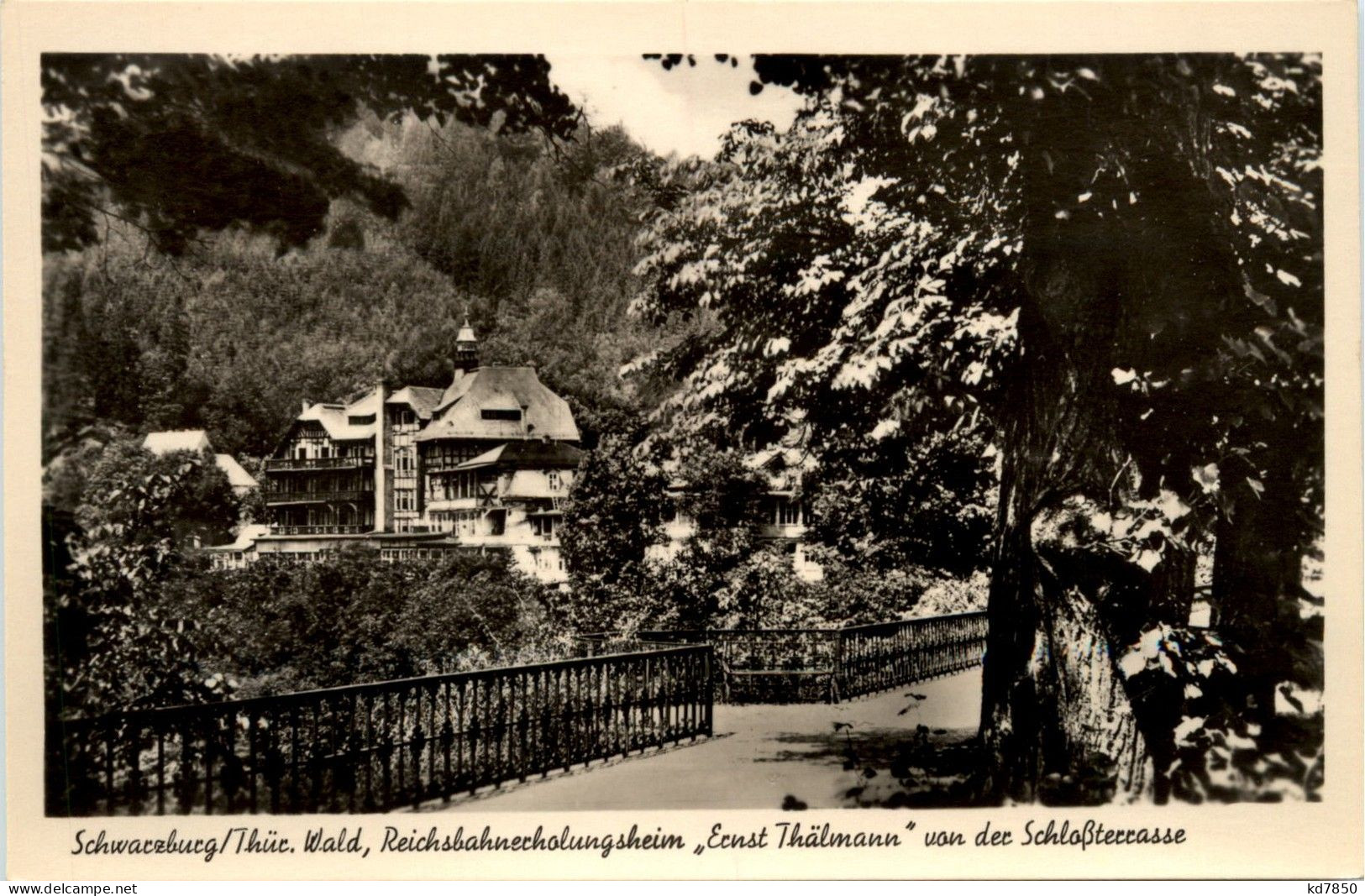 Schwarzburg - Reichsbahnerholungsheim Ernst Thälmann - Saalfeld
