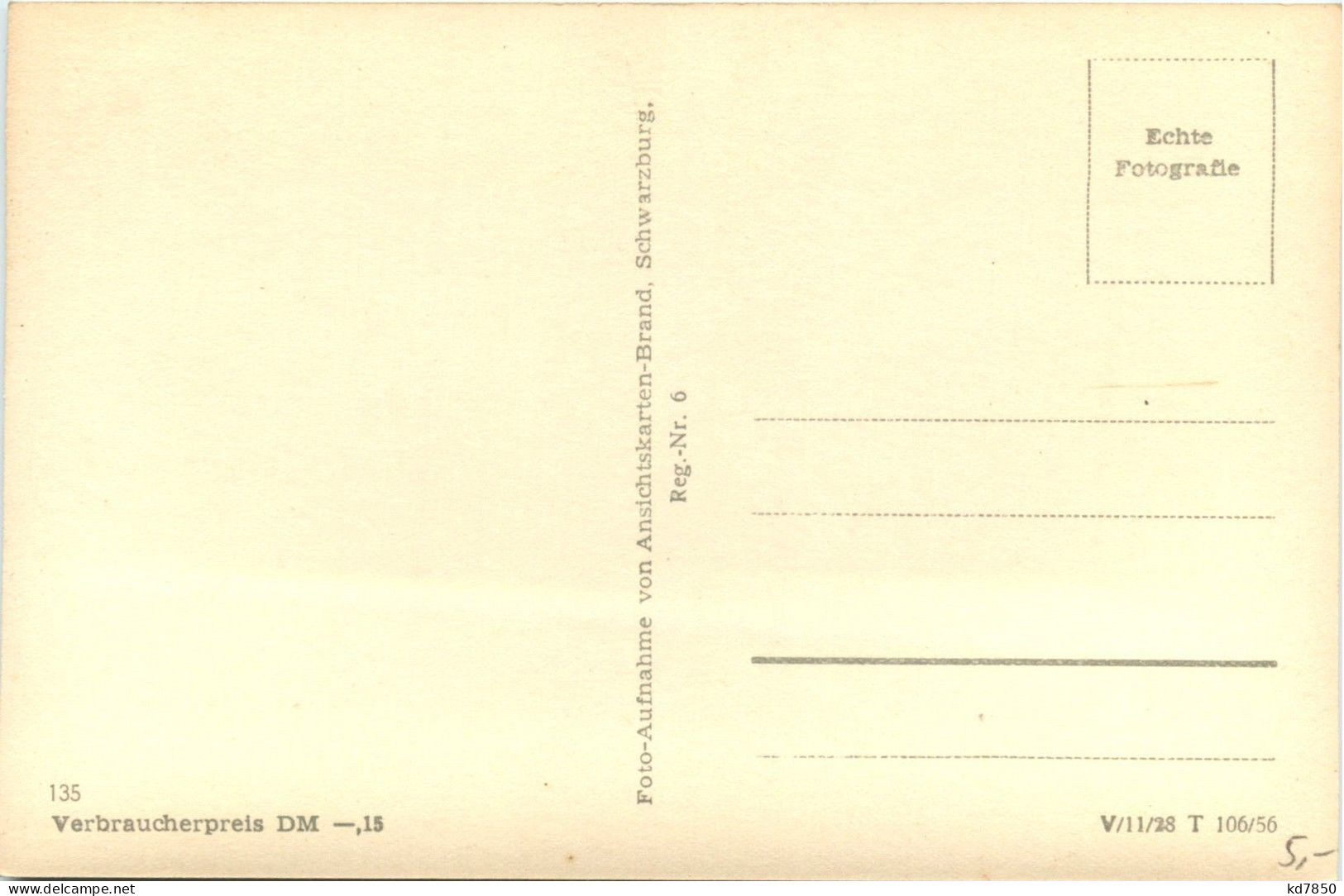 Schwarzburg - Reichsbahnerholungsheim Ernst Thälmann - Saalfeld