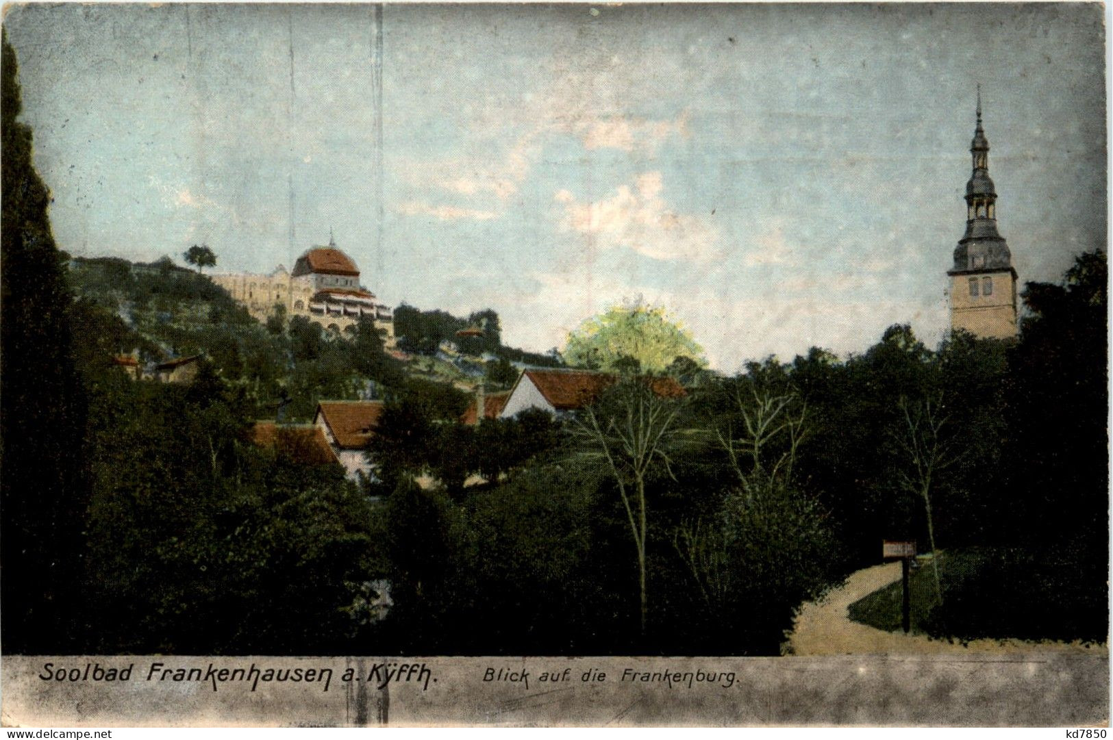 Kyffhäuser/Thür. - Solbad Frankenhausen - Blick Auf Die Frankenburg - Kyffhaeuser