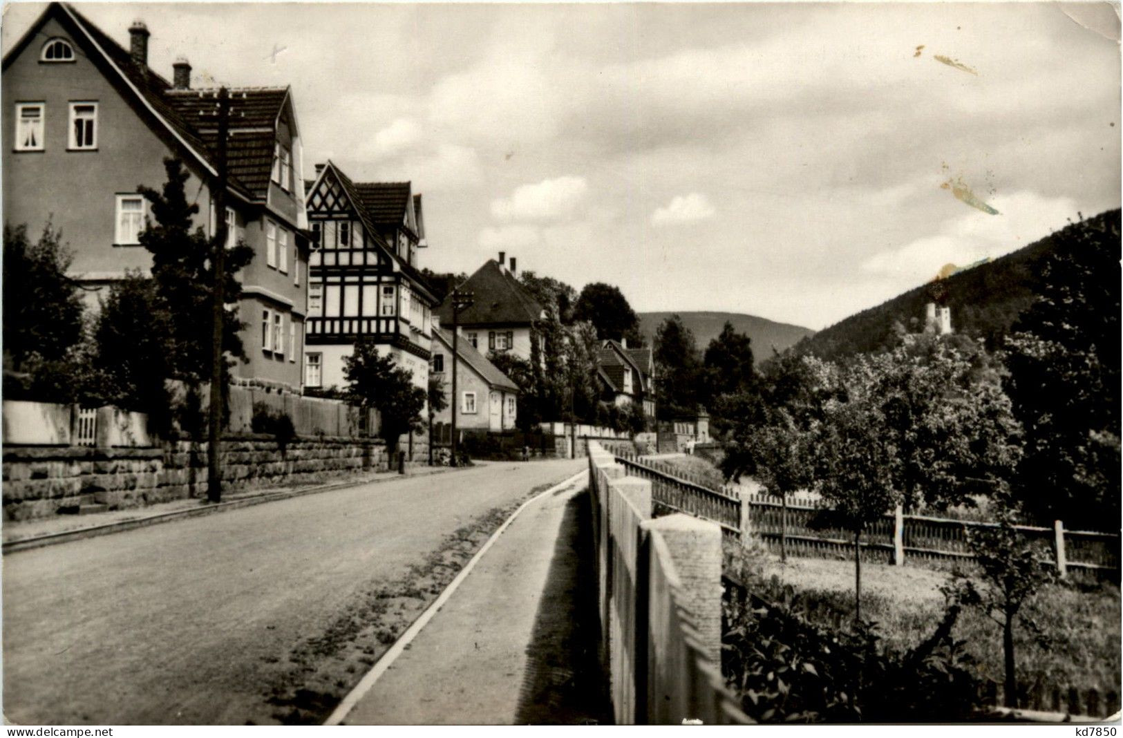 Steinbach-Hallenberg/Thür. - Arzbergstrasse Mit Hallenburg - Steinbach-Hallenberg