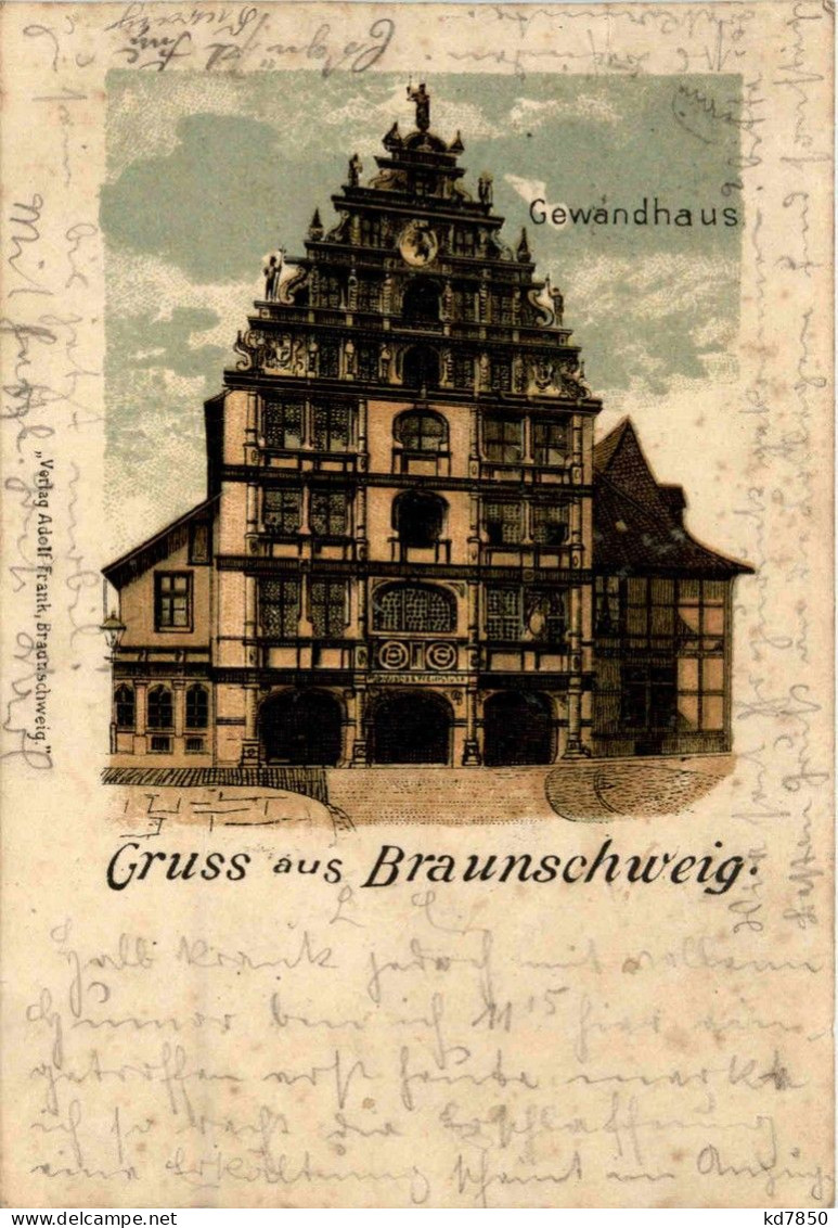 Gruss Aus Braunschweig - Litho - Braunschweig