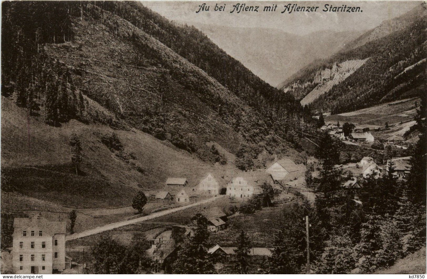 Aflenzl/Steiermark - Au Bei Aflenz Mit Aflenzer Staritzen - Alfenz